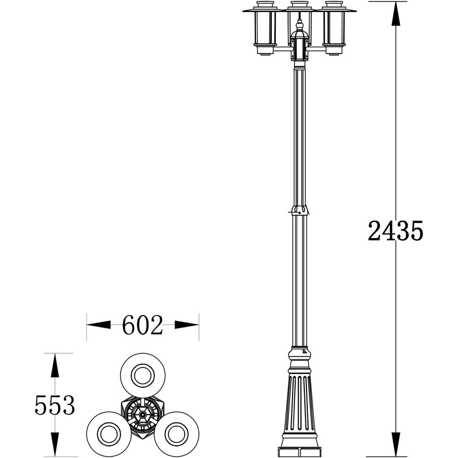 Современный светильник Берн g6080-3